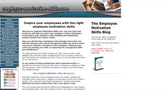 Desktop Screenshot of employee-motivation-skills.com