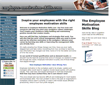 Tablet Screenshot of employee-motivation-skills.com